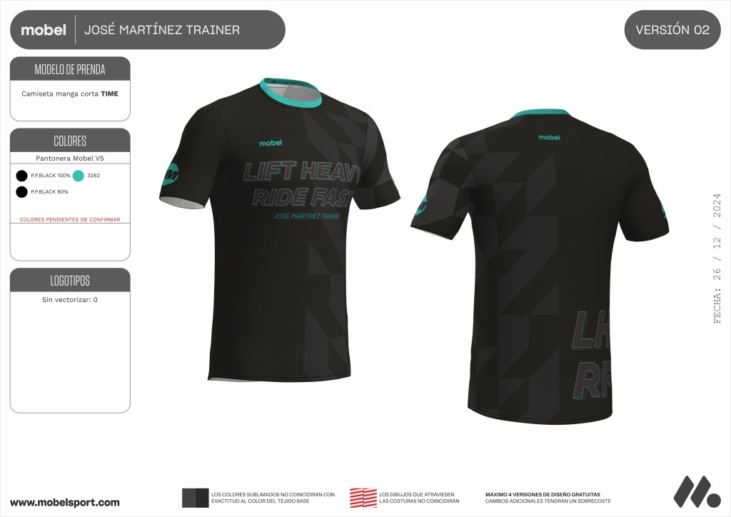 Camisetas JM 2025
